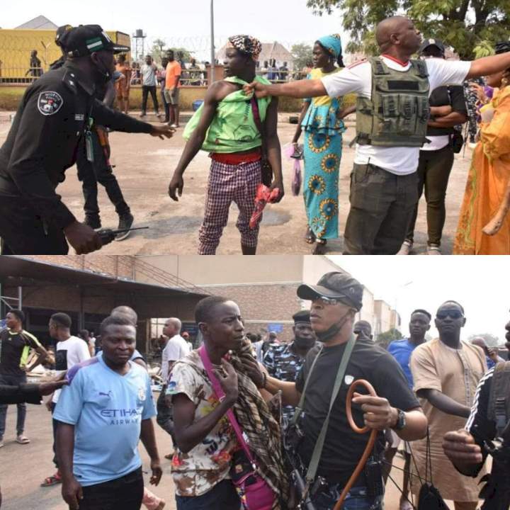 Police arrests and names 'looters' who tried to constitute a nuisance during fire at Next Cash and Carry (photos)